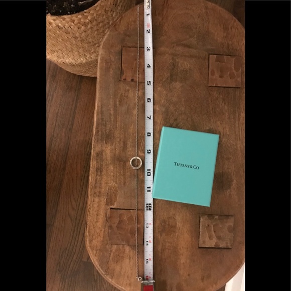 Authentic Tiffany & Co. Circle Pendant Necklace - Picture 2 of 3